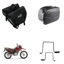 Alforge Universal C/ Capa + Afastador Bros 150 09 a 14 Alforge Universal C/ Capa + Afastador Bros 150 09 a 14