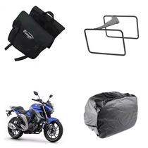 Alforge Universal C/ Capa + Afastador Fazer 250 18 Em Diante Alforge Universal C/ Capa + Afastador Fazer 250 18 Em Diante