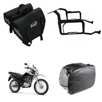 Alforge Universal C/ Capa + Afastador Honda Bros 160 Alforge Universal C/ Capa + Afastador Honda Bros 160