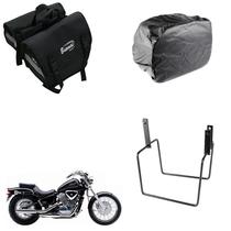 Alforge Universal C/ Capa + Afastador Honda Shadow 600 Alforge Universal C/ Capa + Afastador Honda Shadow 600