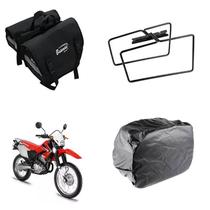 Alforge Universal C/ Capa + Afastador Honda Xr250 Tornado Alforge Universal C/ Capa + Afastador Honda Xr250 Tornado