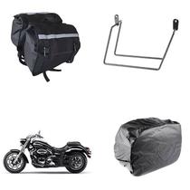 Alforge Universal C/ Capa + Afastador Xvs 950 Midnight Star Alforge Universal C/ Capa + Afastador Xvs 950 Midnight Star