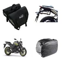 Alforge Universal C/ Capa + Afastador Yamaha Mt 03 320cc