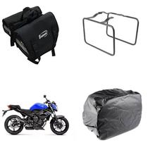 Alforge Universal C/ Capa + Afastador Yamaha Xj6 N/f Alforge Universal C/ Capa + Afastador Yamaha Xj6 N/f