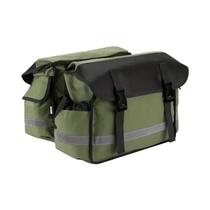 Alforje para motocicleta, bolsa de bagagem à prova d'água de lona para honda shadow e suzuki dr 650