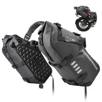 Alforjes para Motocicleta Rhinowalk 28L Impermeáveis Bolsas Laterais Alforjes para Motocicleta Rhinowalk 28L Impermeáveis Bolsas Laterais