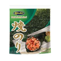 Alga Marinha Nori para Sushi e Temaki com 10 Folhas Kenko - 27 gramas - Sakura