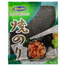 Alga Marinha Yaki Sushi Nori Kenko 10 Folhas 27g