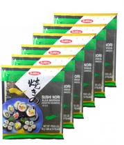 Alga Marinha Yakinori Nori 26g 10 Folhas Sukina (Kit com 6)
