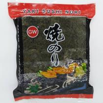 Alga Nori P/ Sushi Temaki Gw Red 50 Folhas 140g