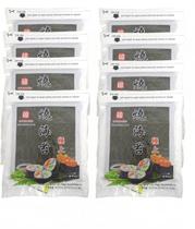 Alga Nori Para Sushi Temaki Fukumatsu 50 folhas (Kit com 8)