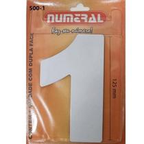 Algarismo 1 Numeral 125mm Branco 500-1