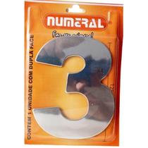 Algarismo 3 Numeral 125mm Espelhado 300-3