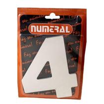 Algarismo 4 Numeral 125mm Espelhado 300-4
