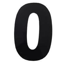 Algarismo Grande 0 Numeral 185mm Preto 685-0 Algarismo Grande 0 Numeral 185mm Preto 685-0