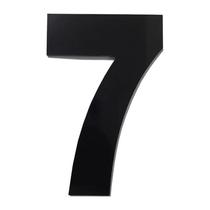 Algarismo Grande 7 Numeral 185mm Preto 685-7