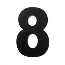 Algarismo Grande 8 Numeral 185mm Preto 685-8 Algarismo Grande 8 Numeral 185mm Preto 685-8
