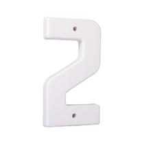Algarismo resid.2 19cm bco mac lor Algarismo resid.2 19cm bco mac lor