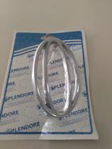 Algarismo residencial 12 cm em alumínio vazado nr 0 prata