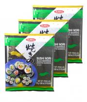 Algas Yaki Nori Para Sushi Temaki Sukina (Kit com 30)