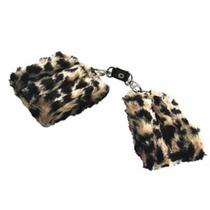 Algema de pelúcia fechadas com tiras autocolantes - Oncinha - Sexshop Algema de pelúcia fechadas com tiras autocolantes - Oncinha - Sexshop