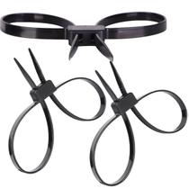 Algemas Braçadeira Policia Kit 3 Uni Dupla Flexivel Descartavel Proteçao Segurança Suporte Multiuso