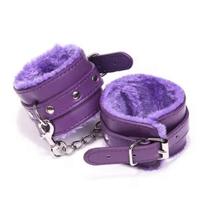 Algemas Bracelete e Pelúcia Aveludada Roxo 5,5cm x 9cm