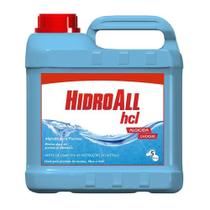 Algicida Choque Hcl Hidroall 5L Tampa Vermelha Algicida Choque Hcl Hidroall 5L Tampa Vermelha