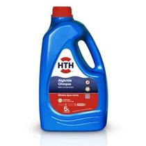 Algicida Choque HTH 5L Elimina Algas Verdes e Água Turva da Piscina