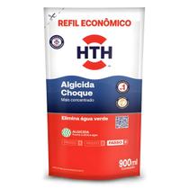 Algicida Choque Solução Água Verde Refill HTH 900Ml