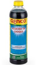 Algicida De Choque 1 Litro Genco Limpeza Agua Verde