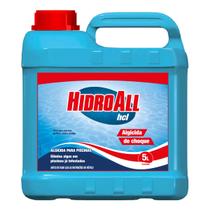 Algicida de Choque Hidroall hcl 5 Litros Algicida de Choque Hidroall hcl 5 Litros