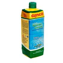 Algicida de choque para piscina 1litro - genco - Valenca