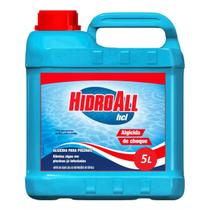 Algicida De Choque Para Piscinas Hcl Hidroall - 5 Litros