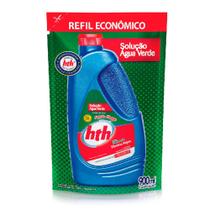 Algicida De Choque Refil 900ml Solução Água Verde - Hth