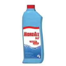 Algicida Hcl Choque Eliminador Algas Piscinas Hidroall 1l