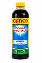 Algicida Manutenção Genco 1 Litro Para Tratamento de Algas em Piscinas Algicida Manutenção Genco 1 Litro Para Tratamento de Algas em Piscinas