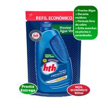 Algicida Manutenção Hth Previne Água Verde Algas Para Piscinas Refil 900ml