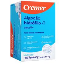 ALGODÃO 25gr ROLO CREMER - CAIXA COM 120un ALGODÃO 25gr ROLO CREMER - CAIXA COM 120un