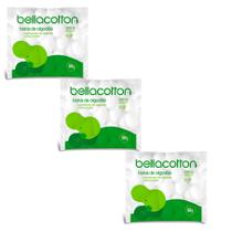 Algodão 50gr bola bella cotton kit c/ 3 pct Algodão 50gr bola bella cotton kit c/ 3 pct