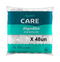 ALGODÃO 50GR BOLA REVITART CARE - KIT C/48un
