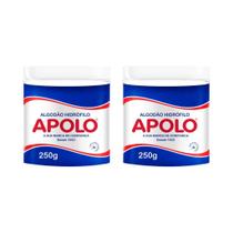 Algodao Apolo 250G Rolo - Kit Com 2Un