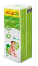 Algodão Bellacotton Quadrado Bebê Sem Perfume - 100 Unidades Algodão Bellacotton Quadrado Bebê Sem Perfume - 100 Unidades