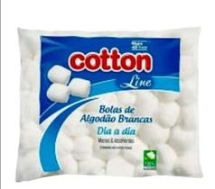 Algodao Bola Cotton Line 40gr Branco 4 Pacotes