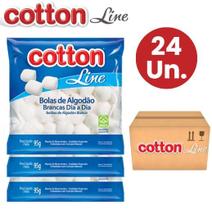Algodão Bola Cotton Line 95g - Kit Com 24 ou 12 Pacotes