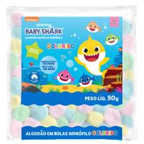 Algodão Bolas coloridas Bebê Baby Shark Cremer c/ 50g
