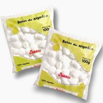 Algodão Bolinha Branca Sussex 100g 2 Pacotes