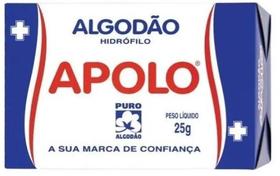 Algodão Caixinha, Branco, Apolo, 25 g Algodão Caixinha, Branco, Apolo, 25 g