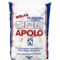 Algodão de Bolas 100g - 10 unidades - Apolo