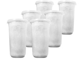 Algodão Doce Branco Pote 20g C/6 Unid - Buschle Algodão Doce Branco Pote 20g C/6 Unid - Buschle